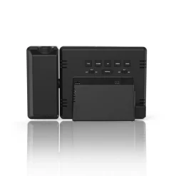 Projektionswecker "Plus Charge", Schwarz