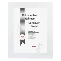 Rahmenloser Bildhalter "Clip-Fix", Normalglas, 21 x 29,7 cm, DIN A4