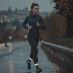 Reflektorband für Fahrradfahren, Joggen, elastisch, 2er-Set