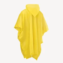 Regenponcho für Fahrradfahren und Wandern, Gelb
