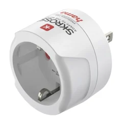 Reiseadapter Typ B, 3-polig, für USA, Kanada, Karibik und Ostasien