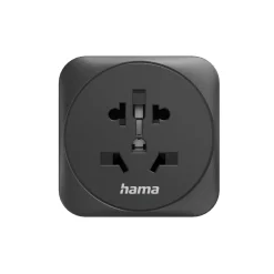 Reiseadapter Typ E/F, 3-polig, Welt nach EU, 1x USB-C, 1x USB-A, PD, 20W, S