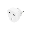 Reiseadapter Typ G, 3-polig, für Geräte aus England, Commonwealth und UK