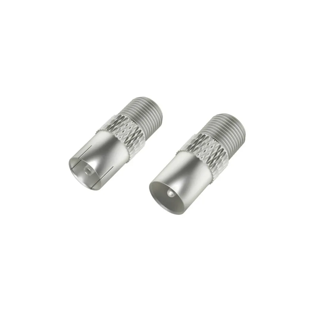SAT-Adapter-Set F-Kupplung - Koax-Stecker/F-Kupplung - Koax-Kupplung