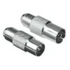 SAT-Adapter-Set, F-Kupplung - Koax-Stecker/F-Kupplung - Koax-Kupplung
