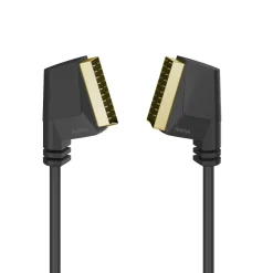 Scart-Verbindungskabel, Stecker - Stecker, vergoldet, 1,5 m