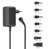 Schaltnetzteil universal, einstellbar, 1000mA, 12W, max. 12V, 7 Adapter
