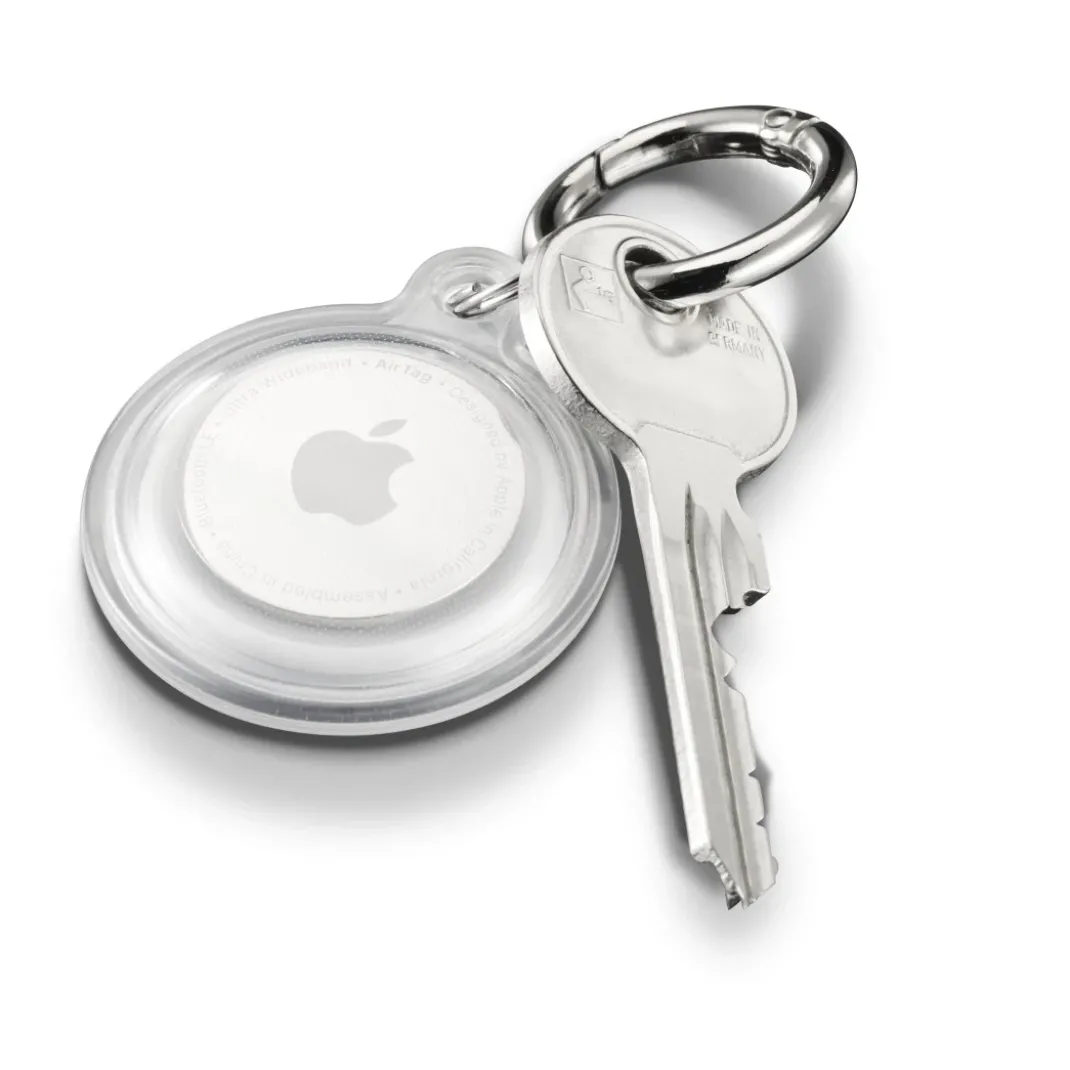 Schlüsselanhänger "Always Clear" für Apple AirTag, durchsichtig