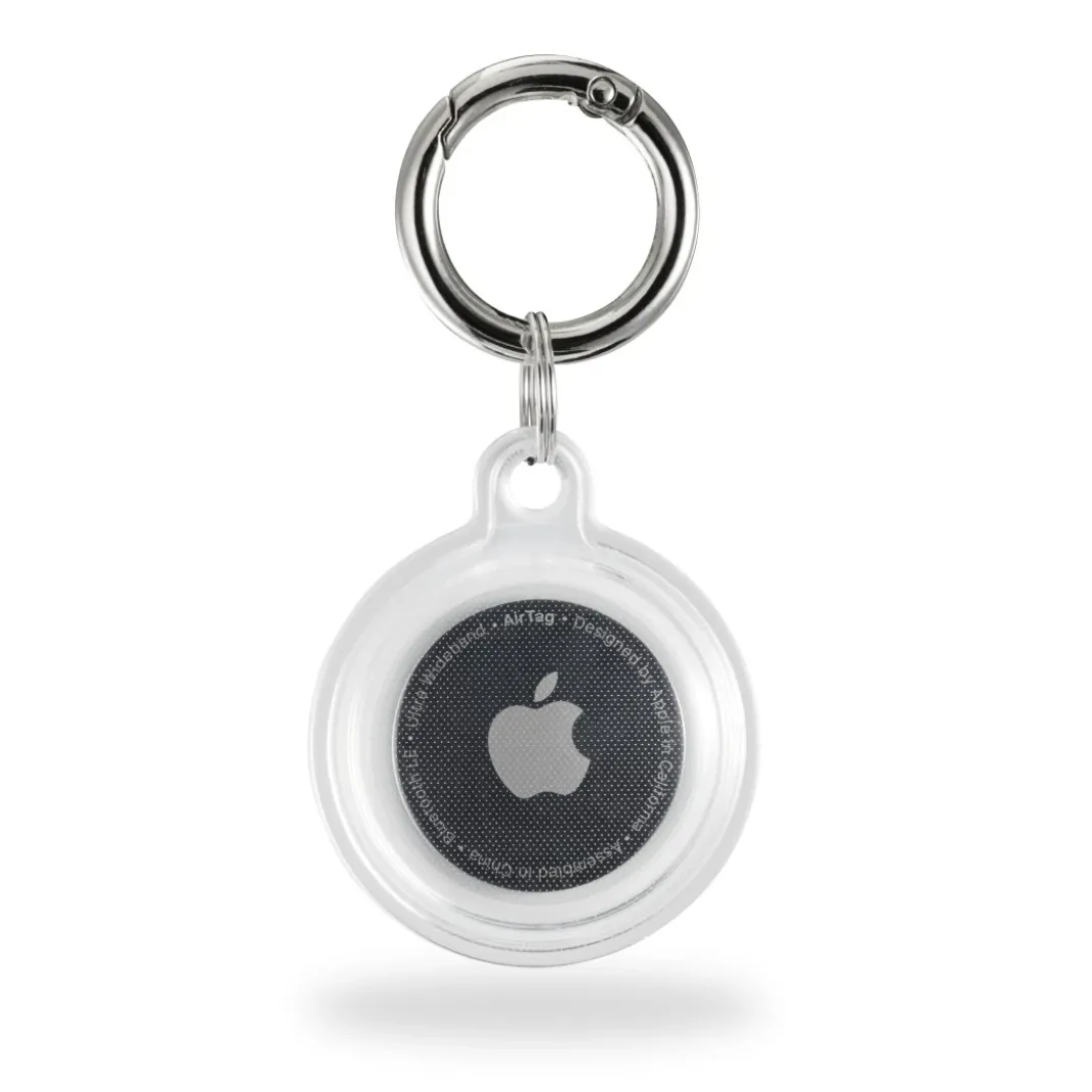 Schlüsselanhänger "Always Clear" für Apple AirTag, durchsichtig
