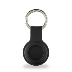 Schlüsselanhänger "Fantastic Feel" für Apple AirTag, Silikon-Look, Schwarz