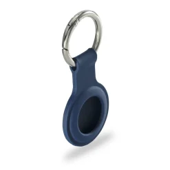 Schlüsselanhänger "Fantastic Feel" für Apple AirTag, Silikon-Look, Blau
