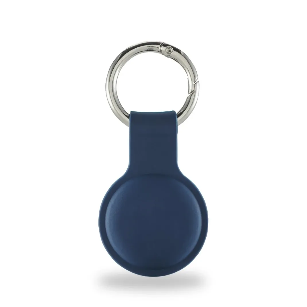 Schlüsselanhänger "Fantastic Feel" für Apple AirTag, Silikon-Look, Blau