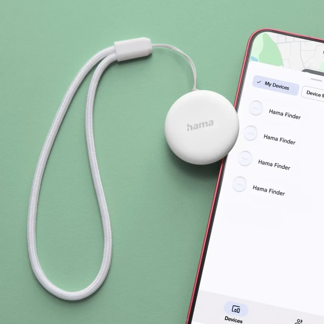 Schlüsselfinder, für Android "Mein Gerät finden"-App, Bluetooth, 2 St, Weiß