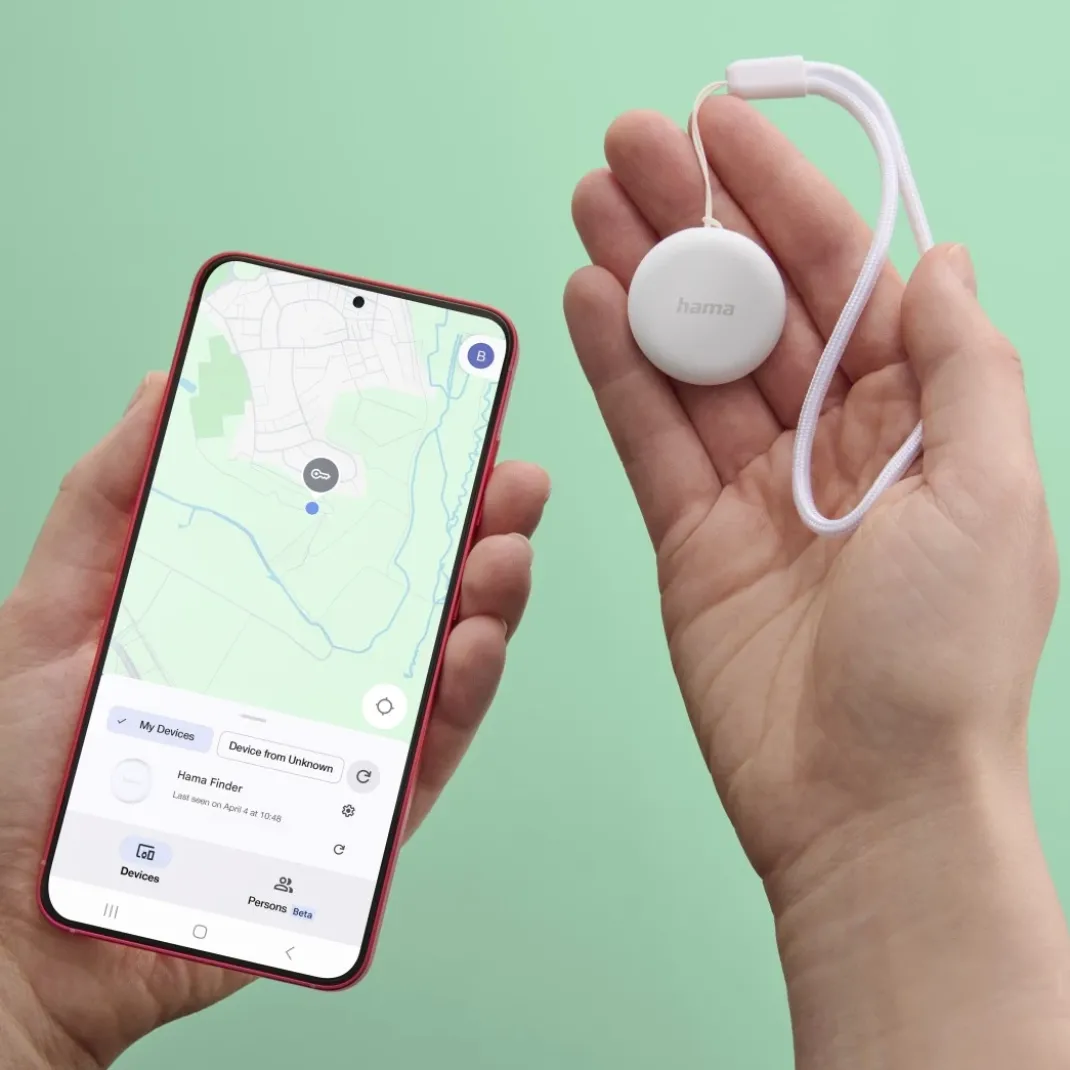 Schlüsselfinder, für Android "Mein Gerät finden"-App, Bluetooth®, Weiß
