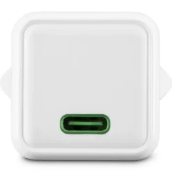 Schnellladegerät, GaN, USB-C, Super-Mini-Charger, PD, 30 W, Weiß