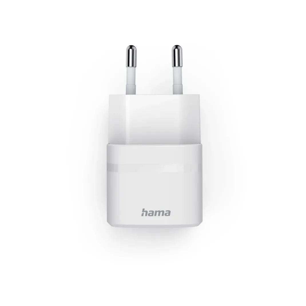 Schnellladegerät, GaN, USB-C, PD/Qualcomm®, Zero Standby, 30 W, Weiß