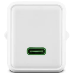 Schnellladegerät, GaN, USB-C, Super-Mini-Charger, PD, 45 W, Weiß