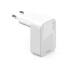 Schnellladegerät, GaN, 1x USB-C, faltbares Mini-Ladegerät, PD, 30 W, Weiß