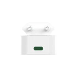 Schnellladegerät, GaN, 1x USB-C, faltbares Mini-Ladegerät, PD, 30 W, Weiß