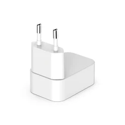 Schnellladegerät, GaN, 1x USB-C, faltbares Mini-Ladegerät, PD, 30 W, Weiß