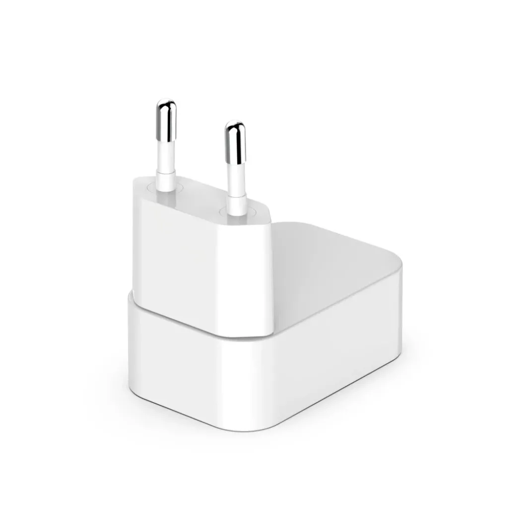 Schnellladegerät, GaN, 1x USB-C, faltbares Mini-Ladegerät, PD, 30 W, Weiß