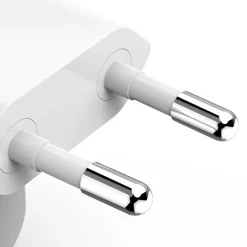 Schnellladegerät, GaN, 1x USB-C, faltbares Mini-Ladegerät, PD, 30 W, Weiß