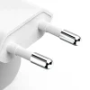 Schnellladegerät, GaN, 2x USB-C, faltbares Mini-Ladegerät, PD, 40 W, Weiß