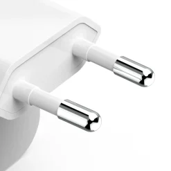 Schnellladegerät, GaN, 2x USB-C, faltbares Mini-Ladegerät, PD, 40 W, Weiß