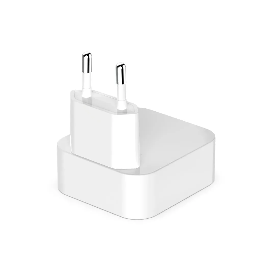 Schnellladegerät, GaN, 2x USB-C, faltbares Mini-Ladegerät, PD, 40 W, Weiß