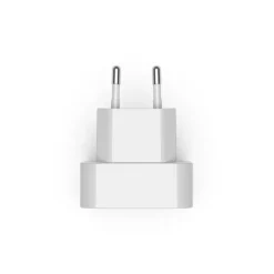 Schnellladegerät, GaN, 2x USB-C, faltbares Mini-Ladegerät, PD, 40 W, Weiß