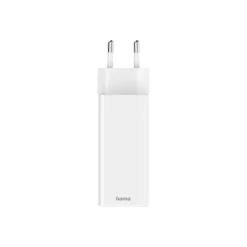 Schnellladegerät, GaN, 2x USB-C, 1x USB-A, Mini-Ladegerät, PD, 100 W, Weiß