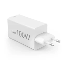 Schnellladegerät mit Ladekabel USB-C, für Laptop, PD, 100 W, 1,5 m, Weiß