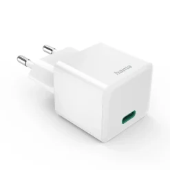 Schnellladegerät, USB-C, PD/Qualcomm®/GaN, Mini-Ladegerät, 30 W, Weiß