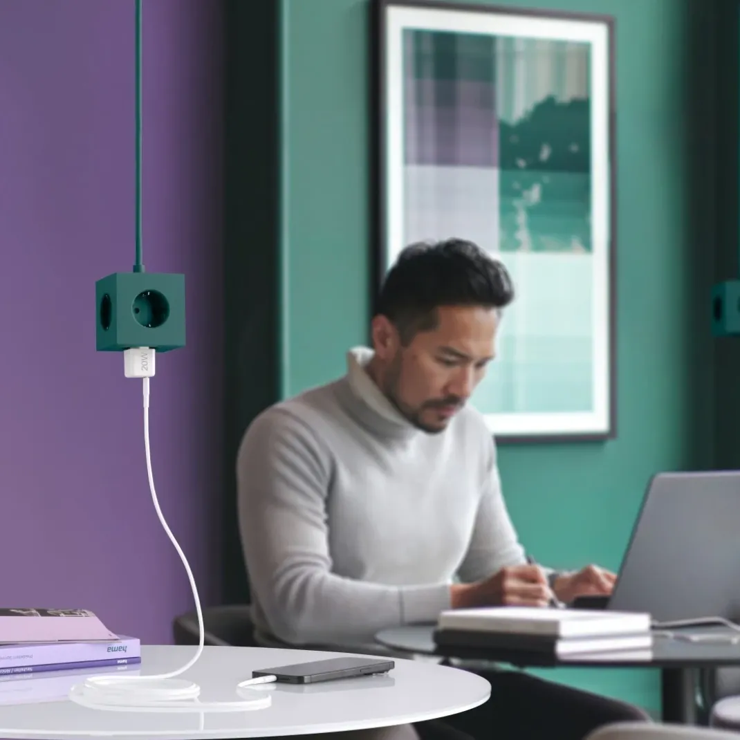 Schnellladegerät, USB-C, Super-Mini-Charger, PD, 20 W, Weiß