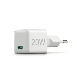 Schnellladegerät, USB-C, Super-Mini-Charger, PD, 20 W, Weiß