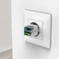 Schnellladegerät, USB-C, Super-Mini-Charger, PD, 25 W, Weiß
