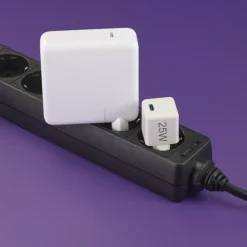 Schnellladegerät, USB-C, Super-Mini-Charger, PD, 25 W, Weiß