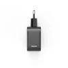 Schnellladegerät, 2x USB-C PD, 1x USB-A QC, 65 W, Schwarz