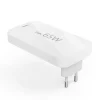 Schnellladegerät, 2x USB-C, 1x USB-A, flaches Mini-Ladegerät, PD, 65 W, WS