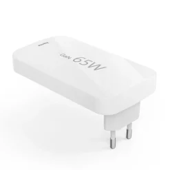Schnellladegerät, 2x USB-C, 1x USB-A, flaches Mini-Ladegerät, PD, 65 W, WS