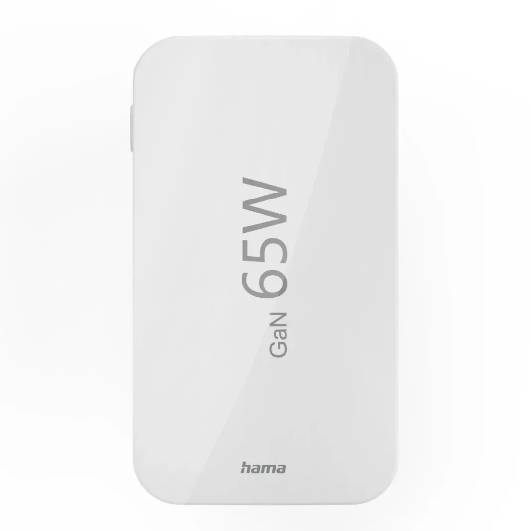 Schnellladegerät, 2x USB-C, 1x USB-A, flaches Mini-Ladegerät, PD, 65 W, WS
