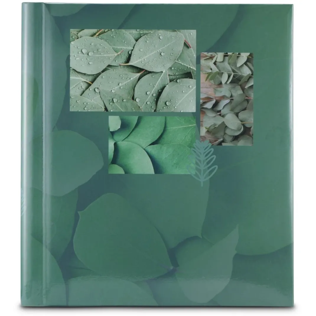 Selbstklebe-Album "Singo II", 28x31 cm, 20 weiße Seiten, Leaves