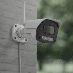 Smarte Überwachungskamera, WLAN, für außen, Nachtsicht, 1080p, Aufzeichnung