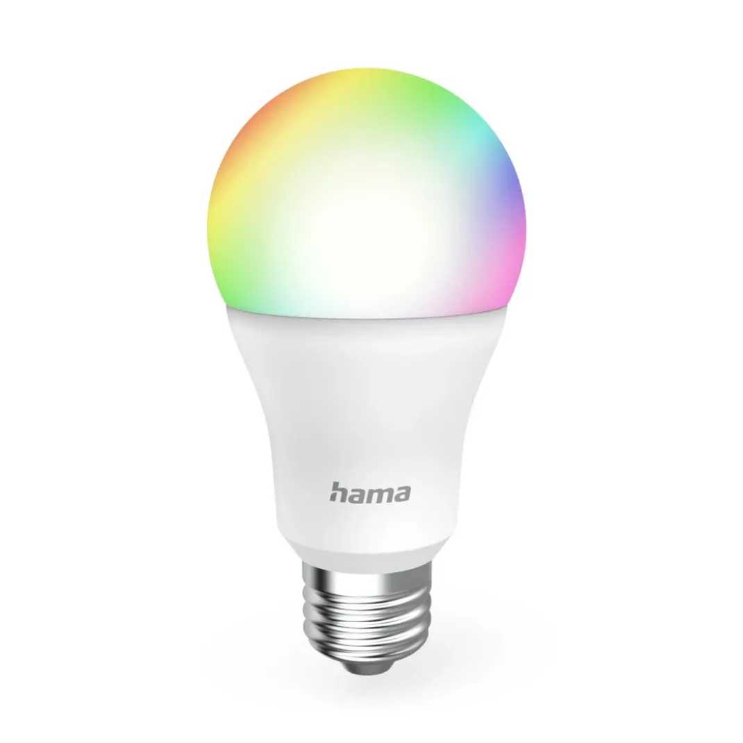 Smarte Lampe E27, 9W, LED, Matter, Globe, RGBW, dimmbar, mit App