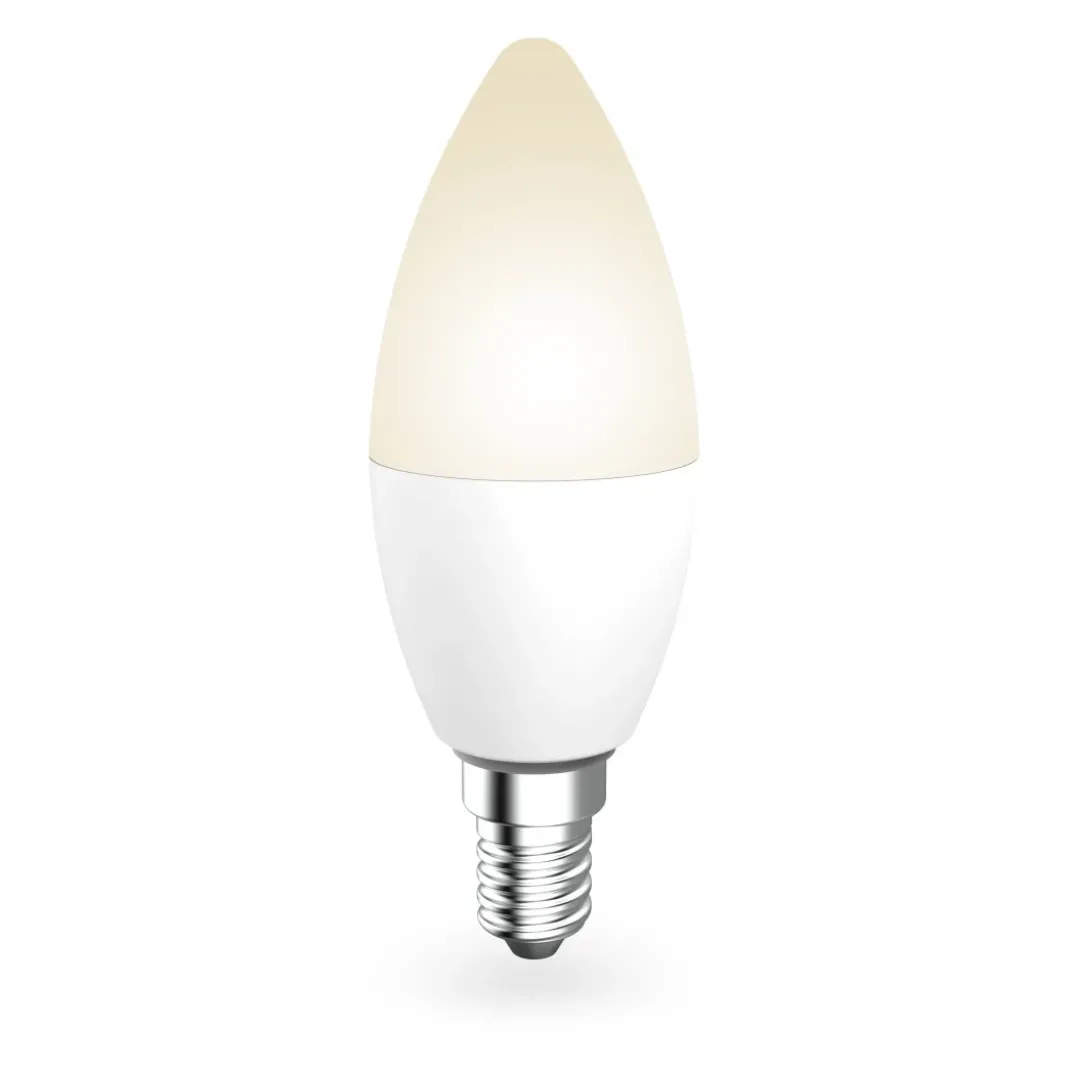 Smarte Lampe E14, 4,9W, LED, Matter, Kerze, RGBW, dimmbar, mit App
