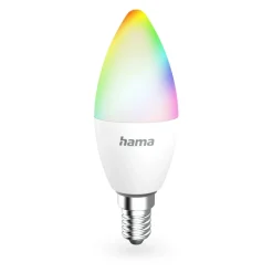 Smarte Lampe E14, 4,9W, LED, Matter, Kerze, RGBW, dimmbar, mit App