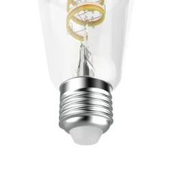 Smarte LED-Lampe, Matter, E27, Retro, Filament ST64, RGBW, dimmbar, mit App