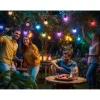 Smarte LED-Lichterkette, WLAN Lampenkette, außen IP44, Farbwechsel, 8 m