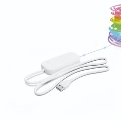 Smarte LED-Lichterkette, WLAN, Farbwechsel, dimmbar, außen IP65, 10m, Bunt