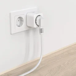 Smarte WLAN-Steckdose, Matter, sprach-/appgesteuert, Strommessgerät, 3.680W